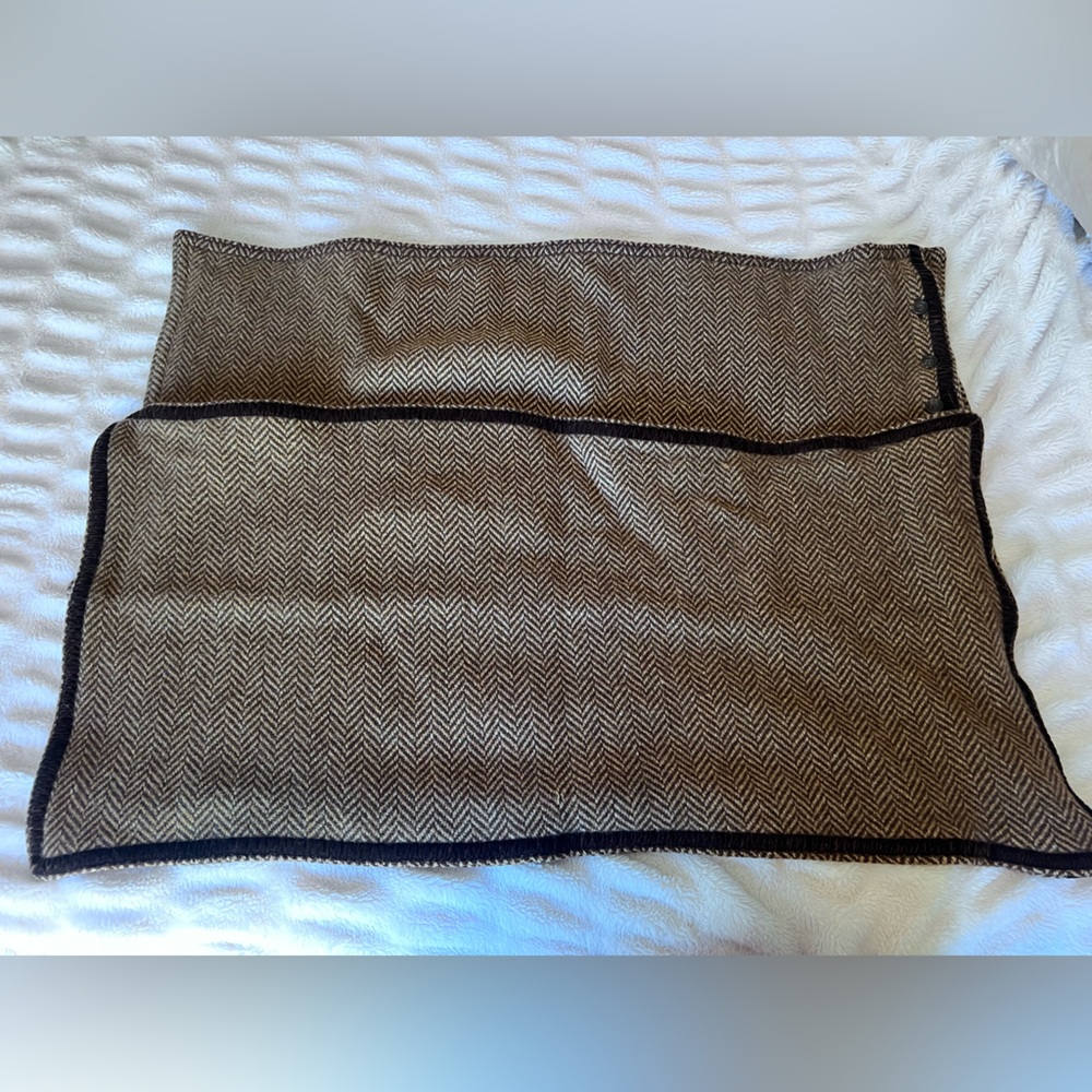 34 by 17 Vintage Ralph Lauren pillow covers wool soft material two - Picture 7 of 8
